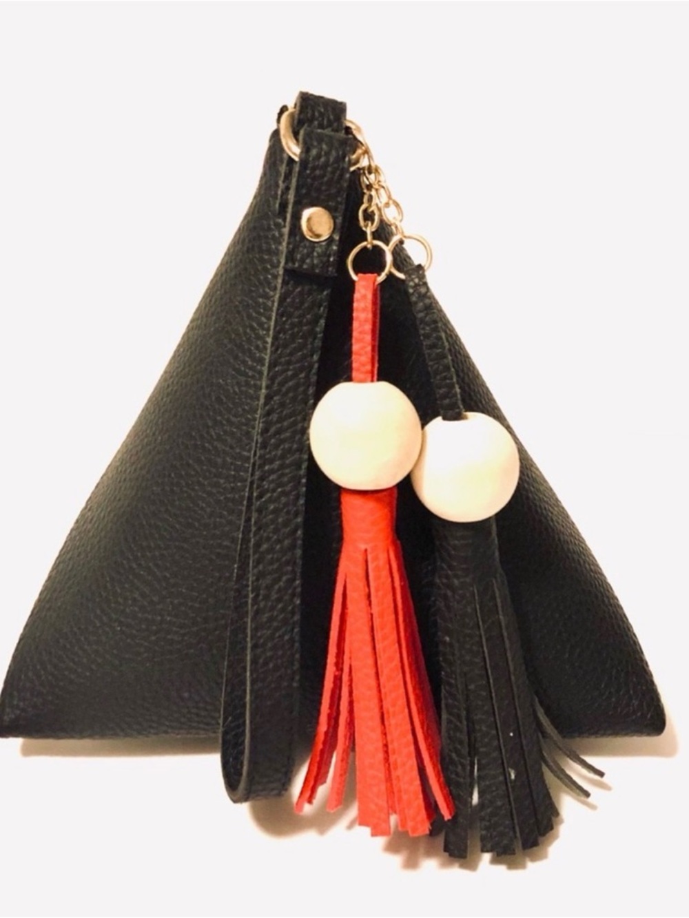 Black Pyramid  Wristlet Mini Bag New - Picture 6 of 6